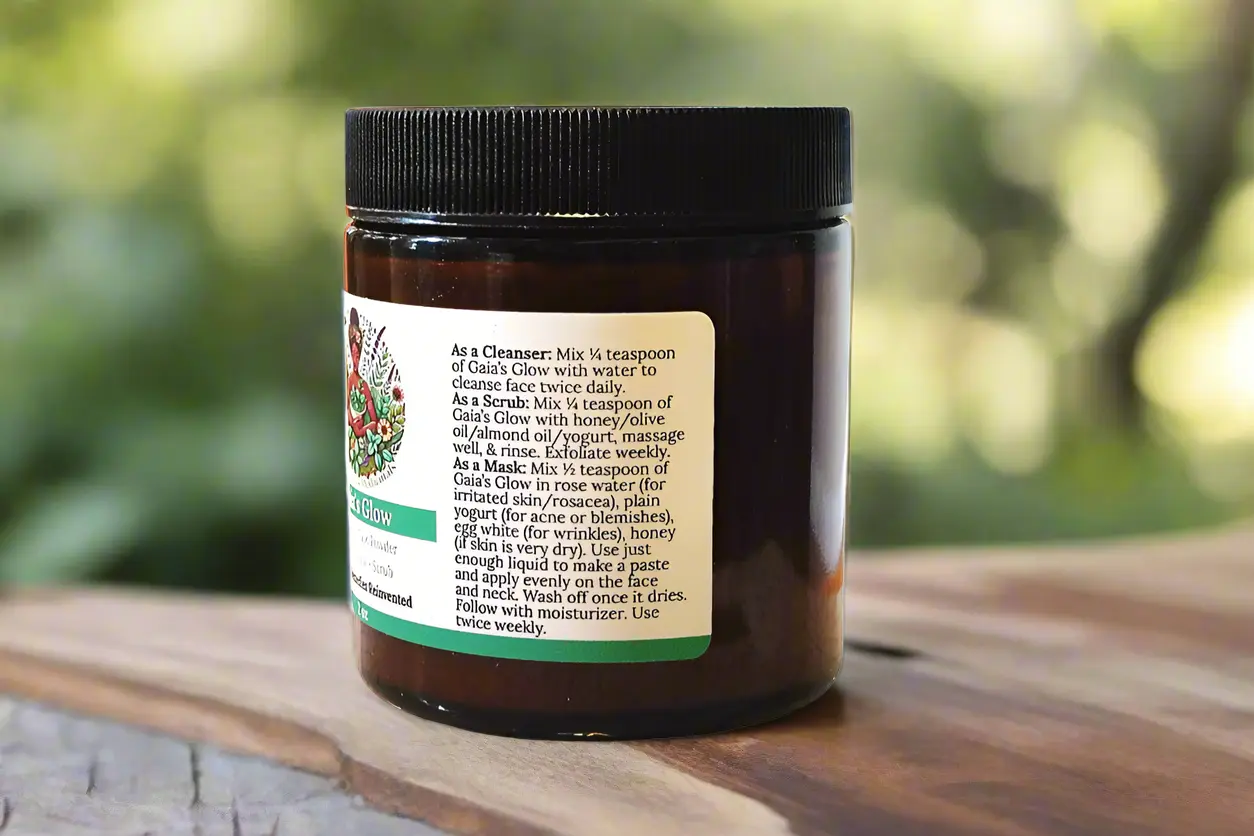 Gaia's Glow Ayurvedic Facial Powder Gaia's Garden