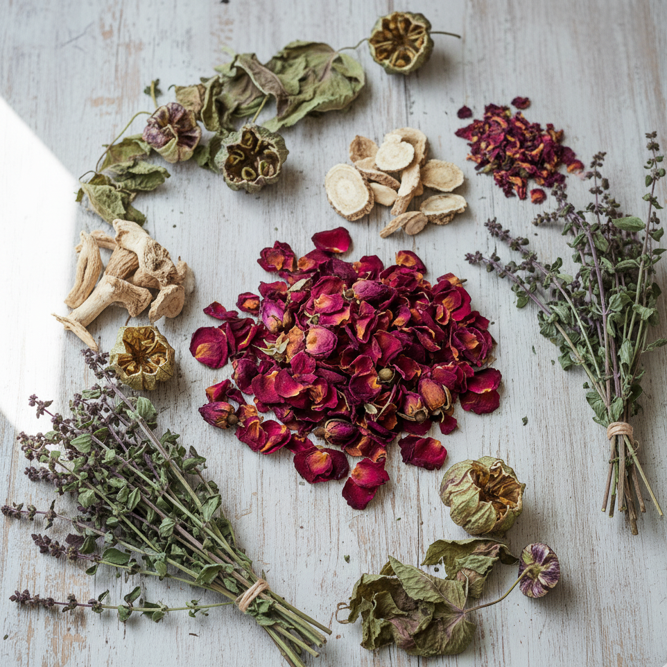 Healing Hypnotic Tea organic ingredients