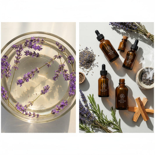 Flower-Essences-vs.-Essential-Oils-Complete-Comparison-Guide Gaia's Garden Organics