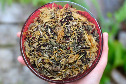 Nature's medicine for lymphatic health - herbal tea - Gaia's Garden