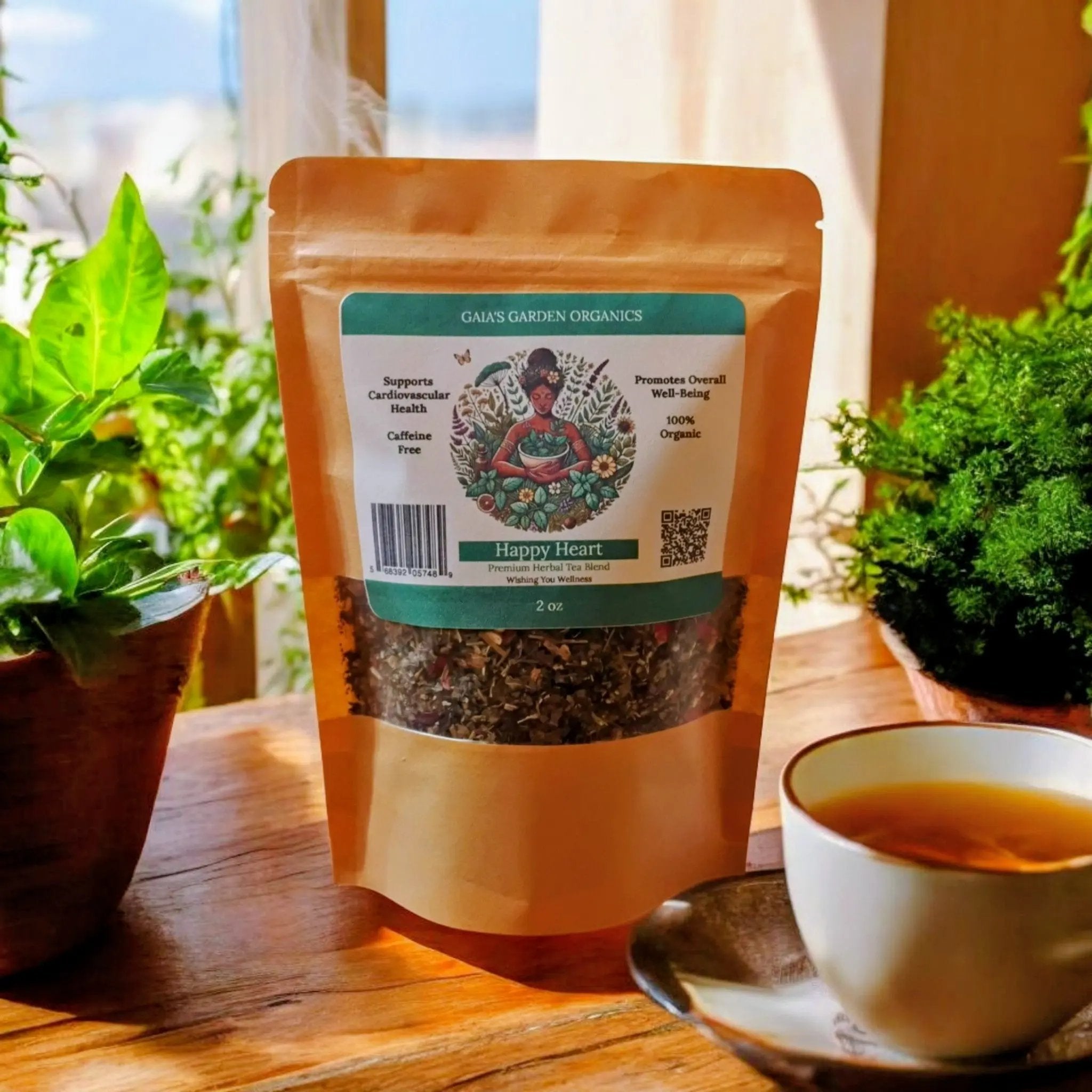 Gaia's Happy Heart Herbal Tea